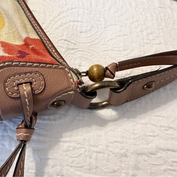 Fossil Floral Fabric Leather Trim Shoulder Bag - Picture 8 of 15